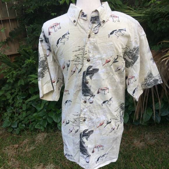 Red Head Other - Red Head Sz L Classic Fit  Fishing Lure Shirt